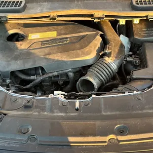 Taken apart engine just left taken apart