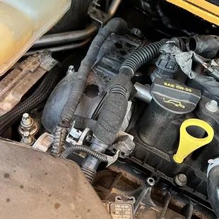 Oil all over my engine