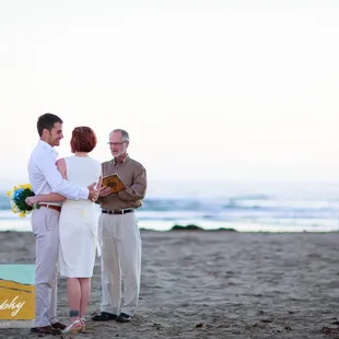 Paul Howell ~ Wedding Officiant in Morro Bay ~ Doing what he does best in Morro Bay, California.