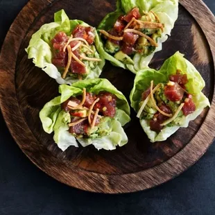Ahi Tuna Lettuce Wraps