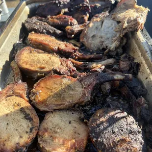 Smoked pork chops