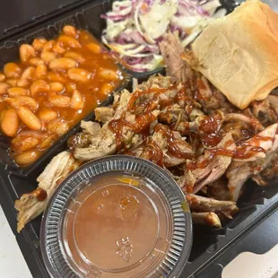 Pulled pork platter (1/2lb)