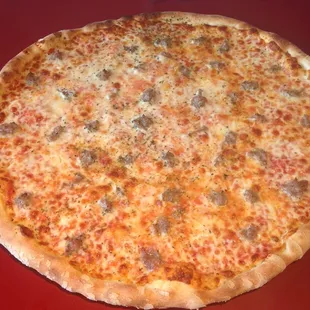 Jumbo Thin-Crust Sausage Pizza