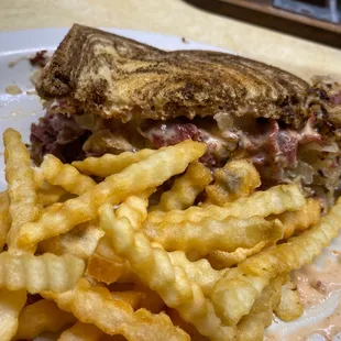 Reuben and fries