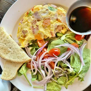 Denver Omelette &amp; side salad