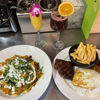Bistec a lo pobre