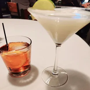 Negroni &amp; key lime martini