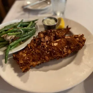 Almond Crusted Walleye