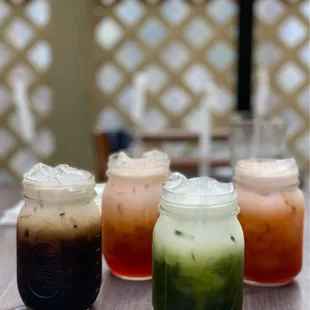 Thai Ice Green Tea Thai Iced Coffee Thai Iced Tea