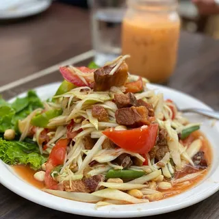 Signature Papaya and Blue Crab Salad