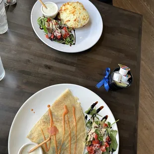 Croque Monsieur and Nordic Salmon Crepe