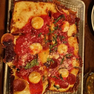 Detroit Style Pizza