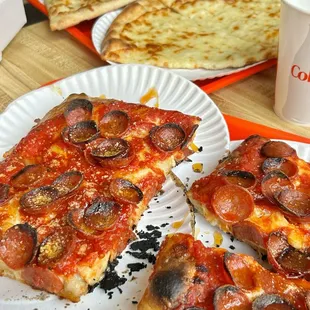 pizza, food