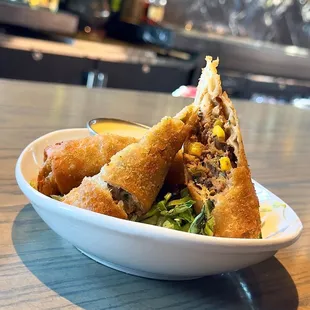 Southwest Chicken Egg Rolls