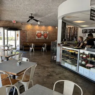 Cookie cashier and dining area