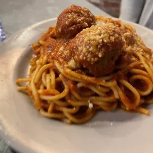 Spaghetti and Meatballs