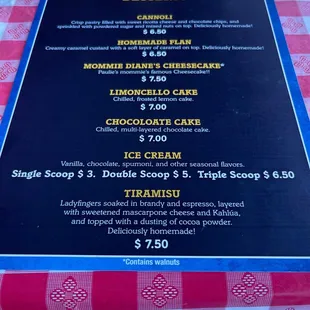 Dessert dessert what shall we have