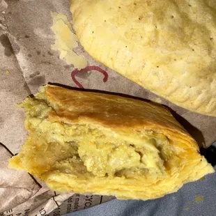 Inside chicken patty