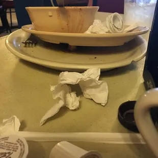 scraped the plates!!