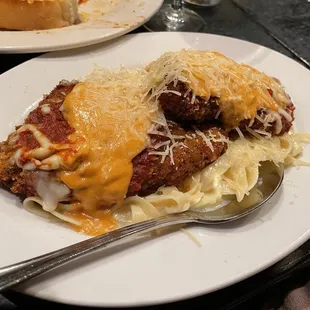 Chicken Parmesan - such a huge meat portion!