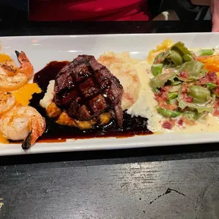 Chef&apos;s Trio - the steak was perfect and the tortellini was excellent!