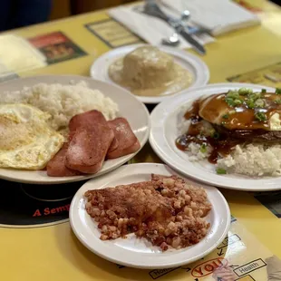 Spam &amp; Rice, Loco Moco &amp; Corned Beef Hash