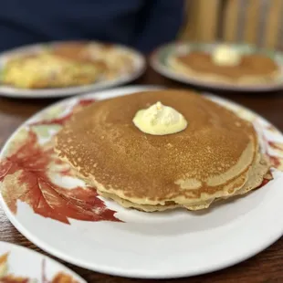 Three pancakes