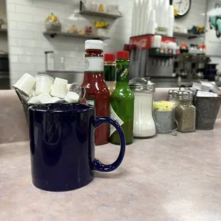 Coffee at the counter