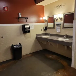 a public restroom
