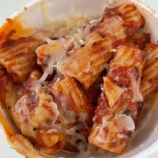 Red sauce pasta