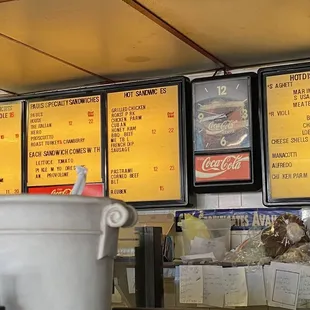 Menu as of January 2024