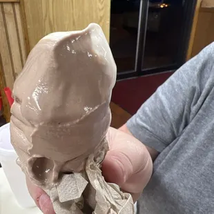 Delicious mini cone.