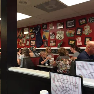 diners sitting at tables