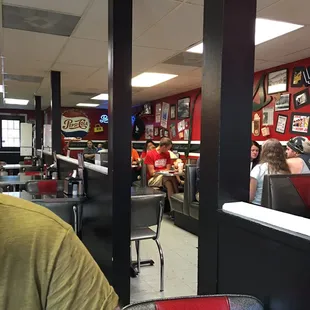 diners and customers