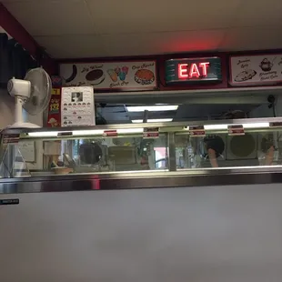 sushi and sashimi, interior