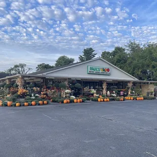 the front of the store