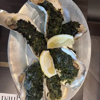 6 Oyster Rockefeller Lunch