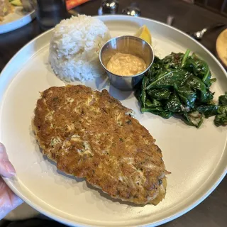 Paul's Crab Cake Lunch