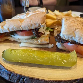 Blackened Prime Rib Sandwich Lunch
