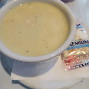 Chicken, orzo, lemon soup