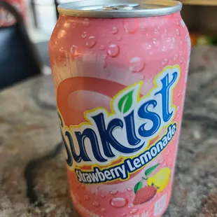 New Soda - Sunkist Strawberry Lemonade