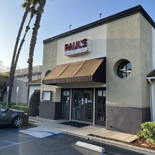 the exterior of the restaurant