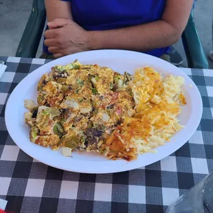Veggie omelette
