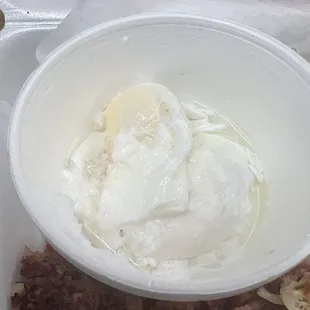 Poached eggs