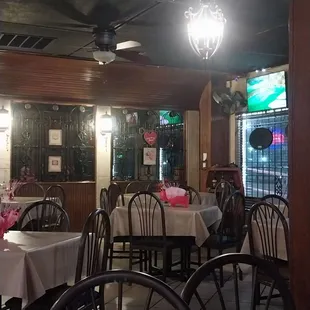 Part of Italian side dining room