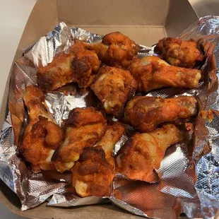 Hot wings.