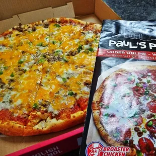 Cheddar Bacon Cheeseburger a special order Outrageous Delicious WOW