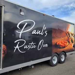 Paul's Rustic Oven trailer.
