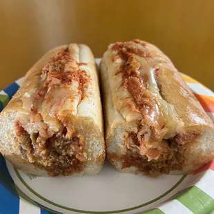 Eggplant Parmigiano Sandwich