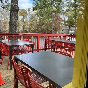 Outdoor seating